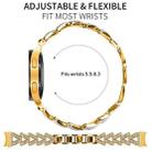 For Samsung Galaxy Watch FE/7/6/5/4 Classic 20mm xDfind Small Twist Diamond Metal Watch Band(Gold) - 2