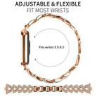 For Redmi Watch 3 20mm xDfind Small Twist Diamond Metal Watch Band(Rose Gold) - 2