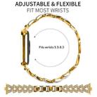 For Redmi Watch 3 Active / Watch 3 Lite 20mm xDfind Small Twist Diamond Metal Watch Band(Gold) - 2