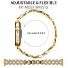 For Huawei Watch Fit 4 / Fit 4 Pro / Fit 3 20mm xDfind Small Twist Diamond Metal Watch Band(Gold) - 2
