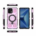 For OPPO K13 5G J-20 Solid Color MagSafe Magnetic TPU+PC Phone Case(Pink) - 2