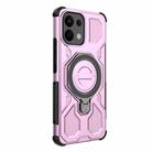 For OPPO K13 5G J-20 Solid Color MagSafe Magnetic TPU+PC Phone Case(Pink) - 3