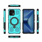 For OPPO K13 5G J-20 Solid Color MagSafe Magnetic TPU+PC Phone Case(Lake Blue) - 2