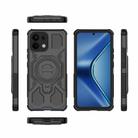 For OPPO K13 5G J-20 Solid Color MagSafe Magnetic TPU+PC Phone Case(Black) - 2