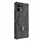 For OPPO K13 5G J-20 Solid Color MagSafe Magnetic TPU+PC Phone Case(Black) - 3