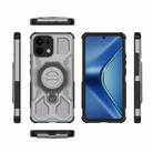 For OPPO K13 5G J-20 Solid Color MagSafe Magnetic TPU+PC Phone Case(Grey) - 2