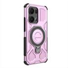 For OPPO Reno13 Pro 5G Global J-20 Solid Color MagSafe Magnetic TPU+PC Phone Case(Pink) - 3