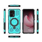 For OPPO Reno13 Pro 5G Global J-20 Solid Color MagSafe Magnetic TPU+PC Phone Case(Lake Blue) - 2