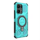 For OPPO Reno13 Pro 5G Global J-20 Solid Color MagSafe Magnetic TPU+PC Phone Case(Lake Blue) - 3