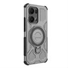 For OPPO Reno13 Pro 5G Global J-20 Solid Color MagSafe Magnetic TPU+PC Phone Case(Grey) - 3