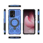 For OPPO Reno13 Pro 5G Global J-20 Solid Color MagSafe Magnetic TPU+PC Phone Case(Blue) - 2