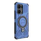 For OPPO Reno13 Pro 5G Global J-20 Solid Color MagSafe Magnetic TPU+PC Phone Case(Blue) - 3