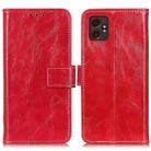 For Samsung Galaxy XCover7 Pro Retro Crazy Horse Texture Leather Phone Case(Red) - 1