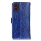 For Samsung Galaxy XCover7 Pro Retro Crazy Horse Texture Leather Phone Case(Blue) - 3