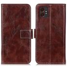 For Samsung Galaxy XCover7 Pro Retro Crazy Horse Texture Leather Phone Case(Brown) - 1