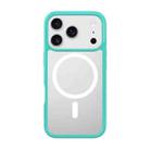 For iPhone 17 Pro Max Kalebol Clear MagSafe PC Hybrid TPU Shockproof Phone Case(Green) - 1