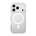 For iPhone 17 Pro Max Kalebol Clear MagSafe PC Hybrid TPU Shockproof Phone Case(Transparent) - 1