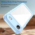 For iPhone 17 Air Colorful Series Acrylic + TPU Phone Case(Blue) - 3