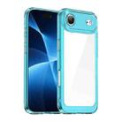 For iPhone 17 Air Colorful Series Acrylic + TPU Phone Case(Transparent Blue) - 1