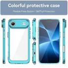 For iPhone 17 Air Colorful Series Acrylic + TPU Phone Case(Transparent Blue) - 2