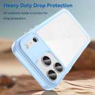 For iPhone 17 Pro Max Colorful Series Acrylic + TPU Phone Case(Blue) - 3