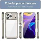 For iPhone 17 Pro Max Colorful Series Acrylic + TPU Phone Case(Transparent Grey) - 2