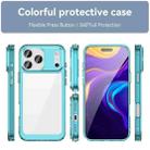 For iPhone 17 Pro Max Colorful Series Acrylic + TPU Phone Case(Transparent Blue) - 2