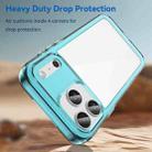 For iPhone 17 Pro Max Colorful Series Acrylic + TPU Phone Case(Transparent Blue) - 3