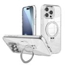 For iPhone 17 Pro Kalebol MagSafe Holder Simple Clear TPU Phone Case(Transparent) - 1