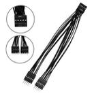Desktop Computer Motherboard 2 in 1 9 Pin USB Adapter Extension Cable(Black) - 3