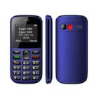 MXMID B210 Keypad Phone, 1.77 inch SC6531E, LED Flashlight, Big Keyboard Big Fonts, SOS, Network: 2G, Dual SIM, Plug:US Plug(Blue) - 1