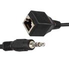 3.5mm Male to RJ45 Female Network Port Touch Screen Adapter Cable for Thunderstone(Black) - 2
