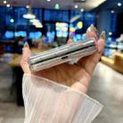 For Huawei Pura X Side Buckle Axis Pearlescent Shell Texture MagSafe Phone Case(Beige) - 3