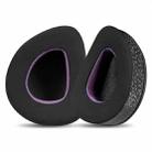 2pcs Insert Replacement Earpads For ASUS ROG Delta S, Material:Ice Leather Fabric(Black Purple) - 1