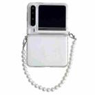 For Huawei Pura X Side Buckle Axis Transparent Phone Case with Bracelet - 1