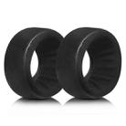2 Pack Lambskin Flannel Earphone Replacement Earpads Pads For Grado SR60 / SR80 / SR125 / SR225(Black) - 1