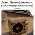 T10 Bluetooth Mini Wireless Smart Speaker(Wood Grain) - 3