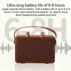 H1 Portable Outdoor Bluetooth Wireless Smart Speaker with Microphone(Wood Grain) - 2