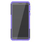 For Samsung Galaxy A01 Core Tire Texture Shockproof TPU + PC Protective Case with Holder(Purple) - 3