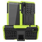 For Samsung Galaxy A01 Core Tire Texture Shockproof TPU + PC Protective Case with Holder(Green) - 1