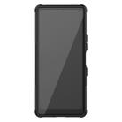 For Sony Xperia L4 Tire Texture Shockproof TPU + PC Protective Case with Holder(Black) - 3