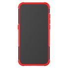 For Nokia 1.3 Tire Texture Shockproof TPU + PC Protective Case with Holder(Red) - 3