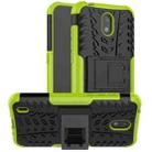 For Nokia 1.3 Tire Texture Shockproof TPU + PC Protective Case with Holder(Green) - 1