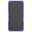 For Google Pixel 5 Tire Texture Shockproof TPU + PC Protective Case with Holder(Purple) - 3