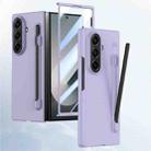 For Samsung Galaxy Z Fold7 5G Integrated Skin Feel PC Phone Case with Pen / Pen Box(Purple) - 1