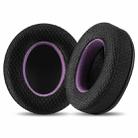 2pcs Insert Replacement Earpads For Razer Standard X / Kraken X / V3 X, Material:Net Fabric(Black Purple) - 1