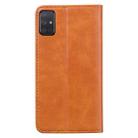 For Samsung Galaxy A71 Business Stitching Horizontal Flip Leather Case with Double Folding & Bracket & Card Slots & Photo Frame & Wallet(Brown) - 3
