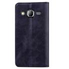 For Samsung Galaxy J3 / J310 Business Stitching Horizontal Flip Leather Case with Double Folding & Bracket & Card Slots & Photo Frame & Wallet(Black) - 3