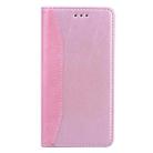 For Samsung Galaxy M30S Business Stitching Horizontal Flip Leather Case with Double Folding & Bracket & Card Slots & Photo Frame & Wallet(Rose Gold) - 2