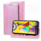 For Samsung Galaxy M31 Business Stitching Horizontal Flip Leather Case with Double Folding & Bracket & Card Slots & Photo Frame & Wallet(Rose Gold) - 1